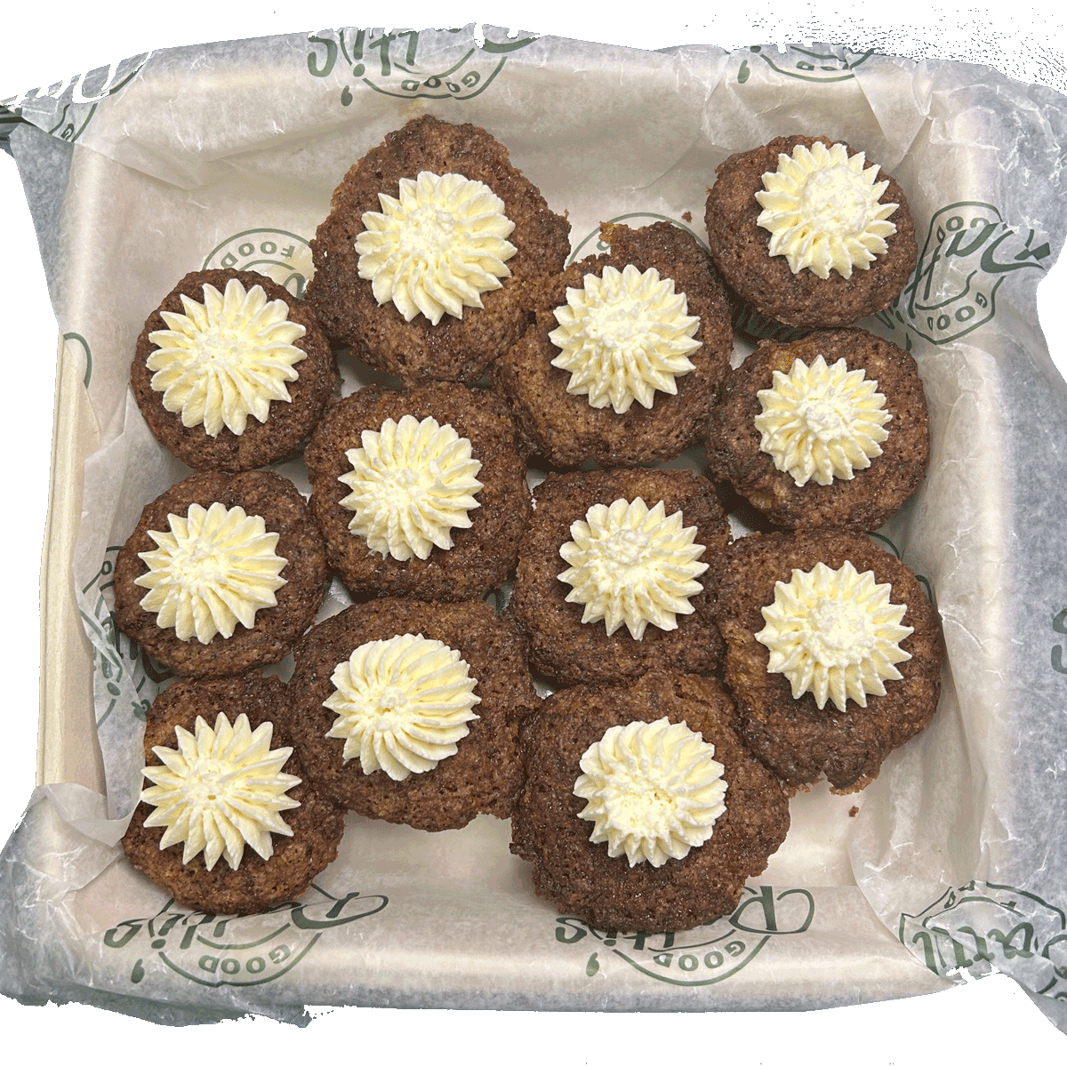 BROWNIE & CARROT CAKE 1 BITE (PER DOZ)