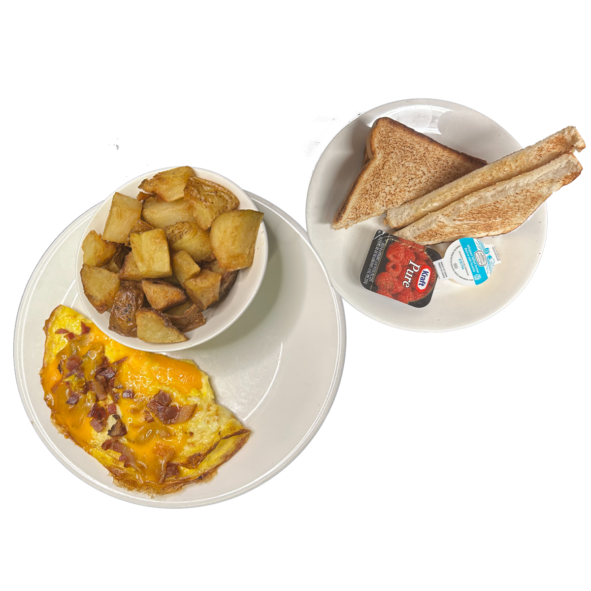 BACON & CHEDDAR OMELET