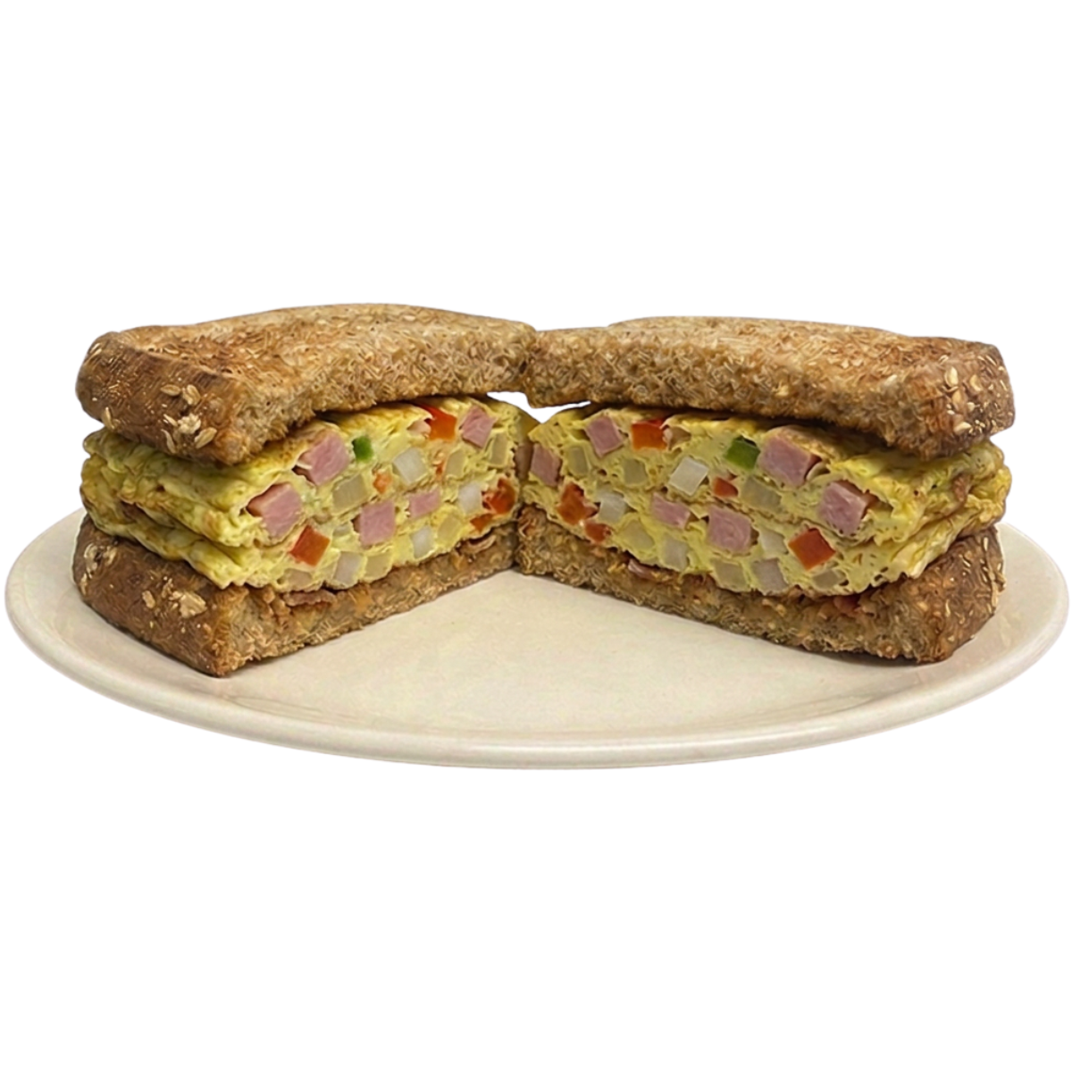 DOUBLE HAM WESTERN SANDWICH