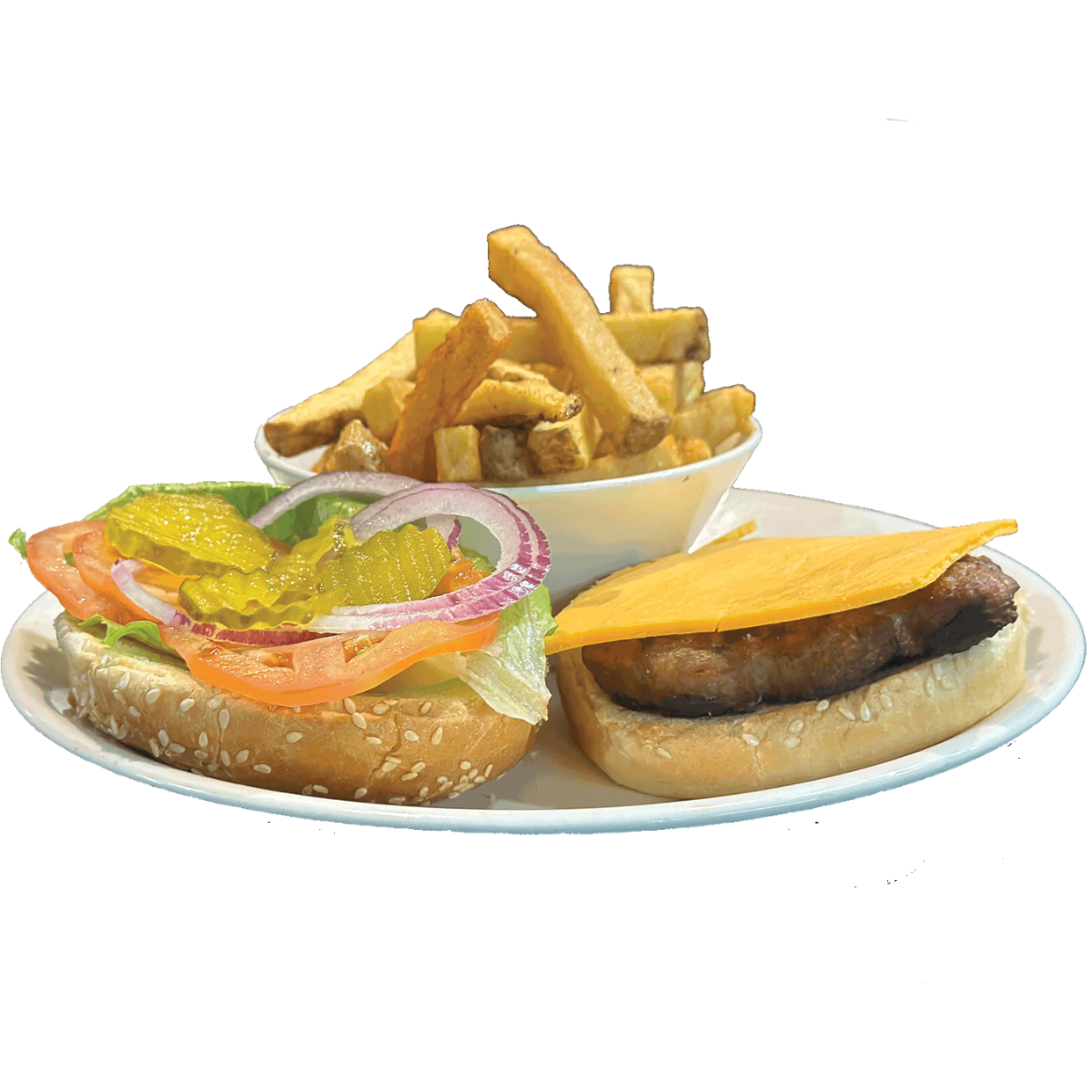 1/4 LBS CHEDDAR BEEF BURGER