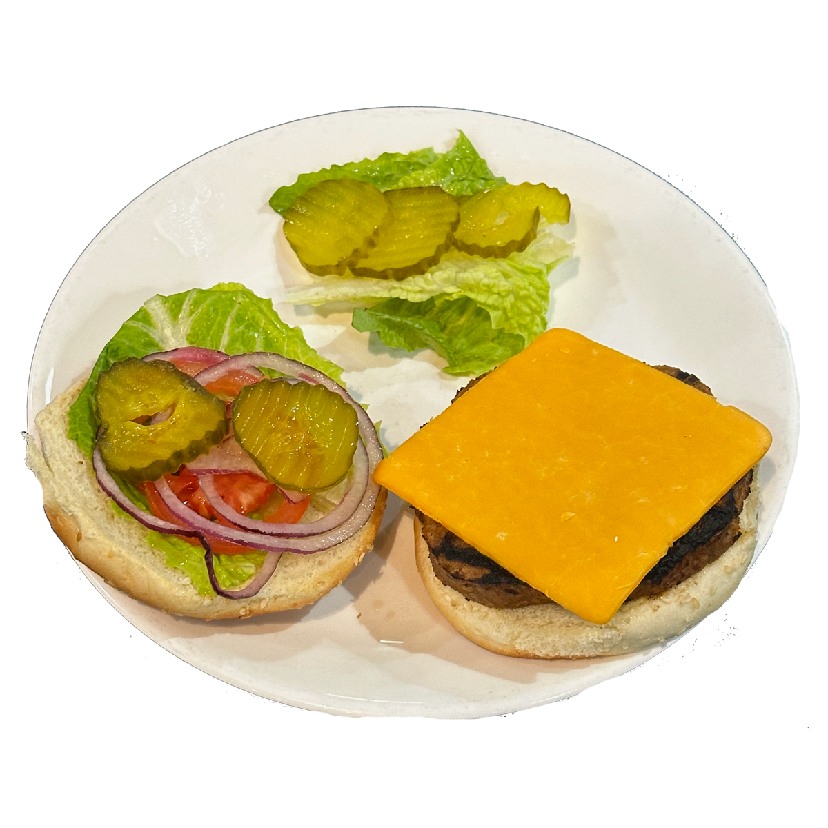 GARDEN CHEDDAR BURGER