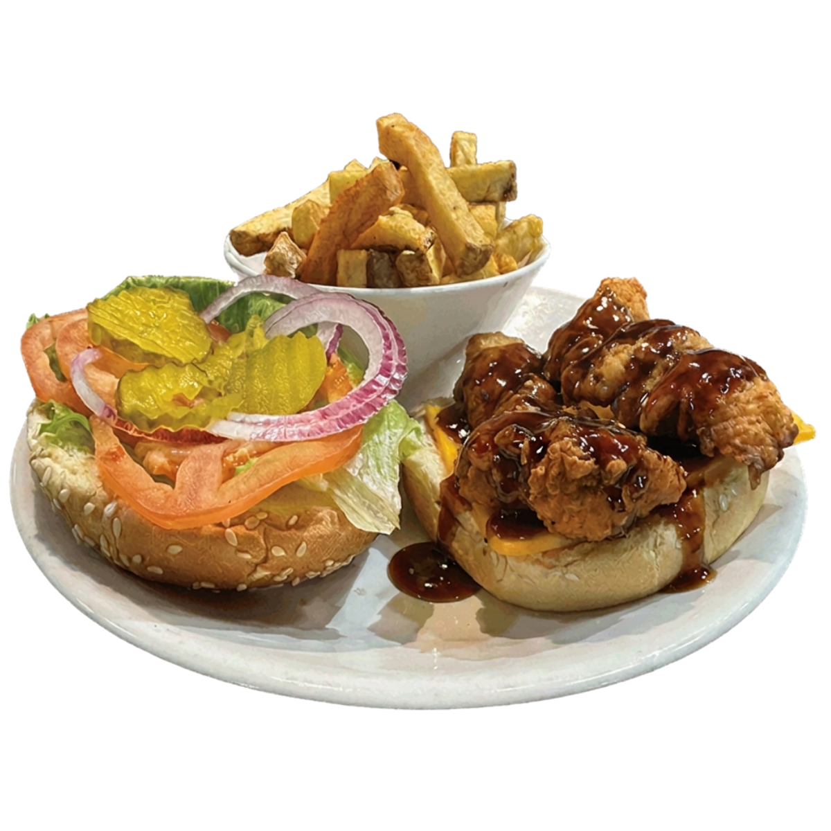 TERIYAKI BREADED CHICKEN SANDWICH