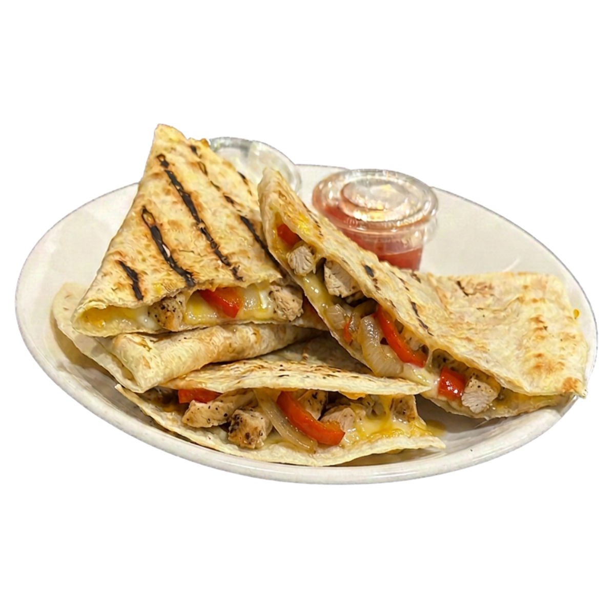 GRILLED CHICKEN & CHEESE QUESADILLA