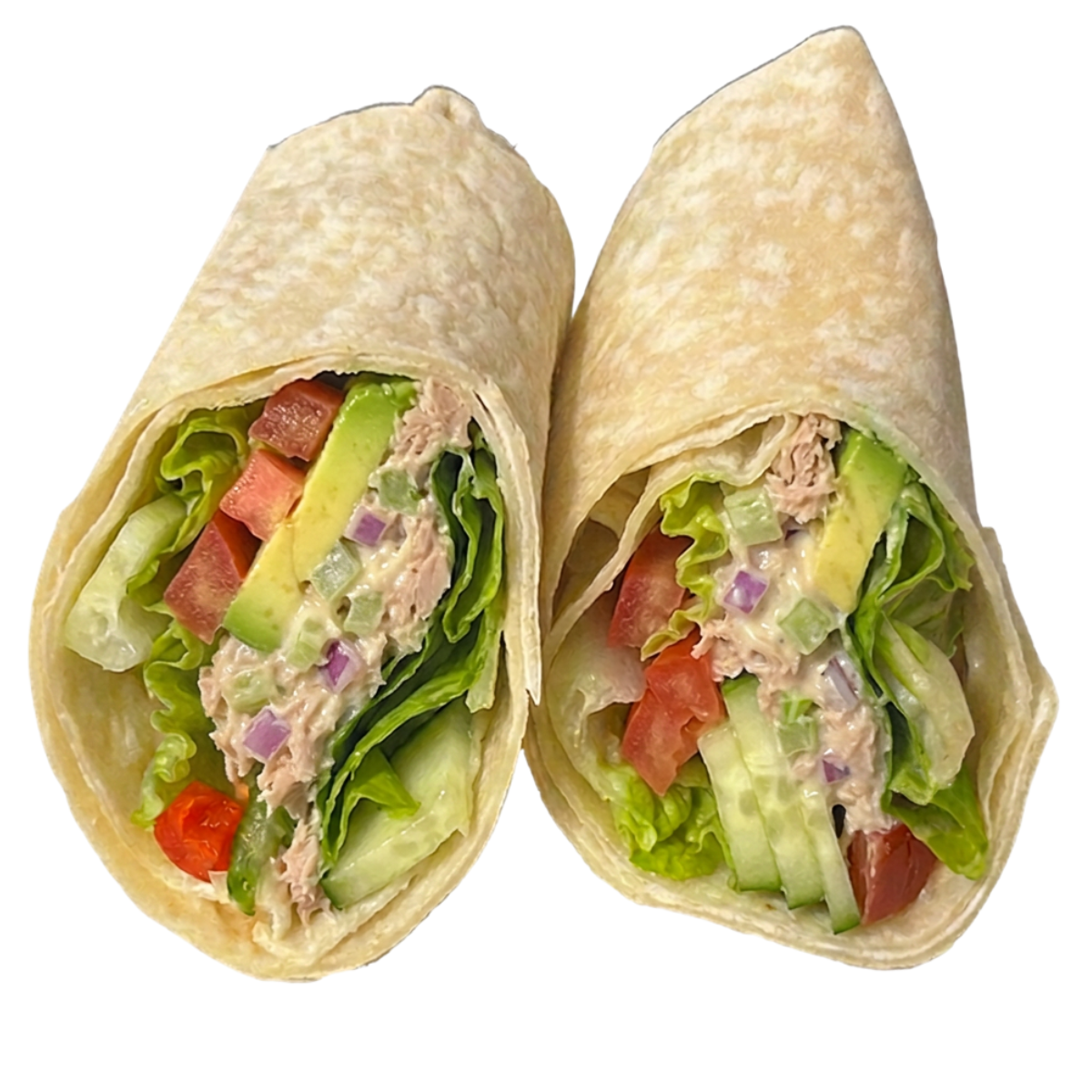 TUNA/AVOCADO & CHEDDAR WRAP