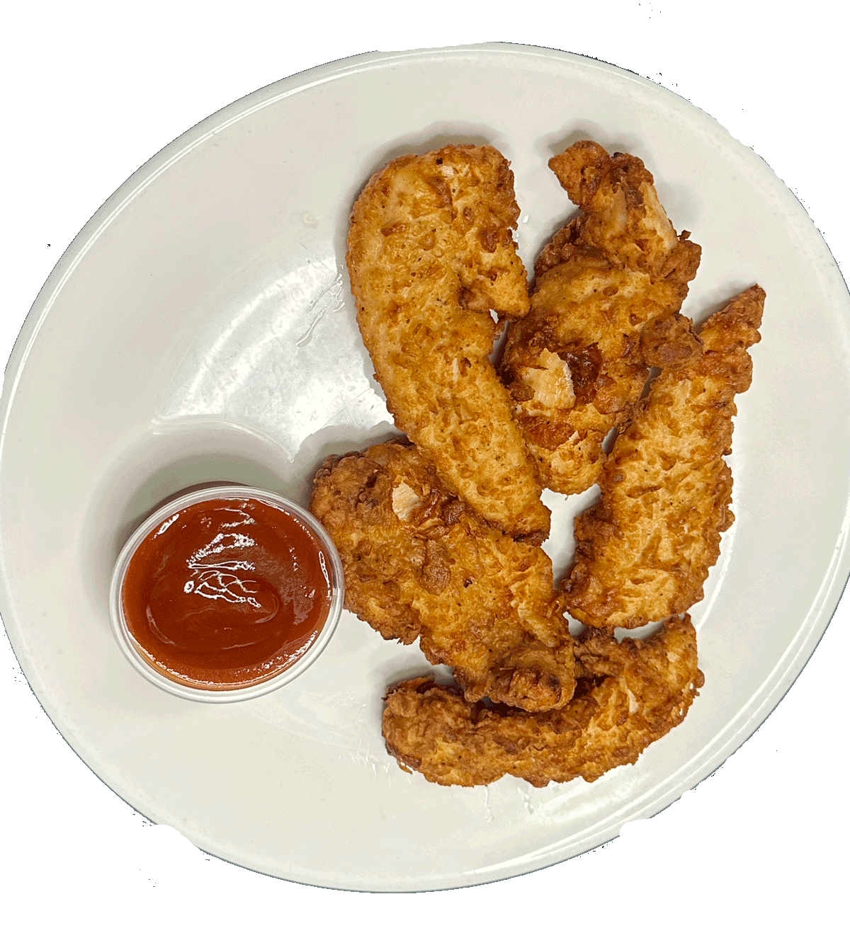 5X CHICKEN STRIPS & SAUCE