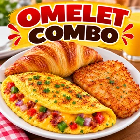 BREAKFAST PACKAGE: 2 EGG OMLETE
