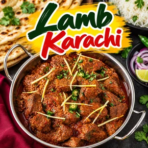 LAMB KARAHI (TRAY OF 9)