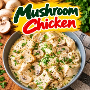 CREAMY MUSHROOM CHICKEN