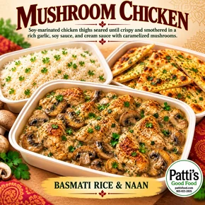 CREAMY MUSHROOM CHICKEN