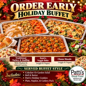 PATTI’S ORDER EARLY BUFFET